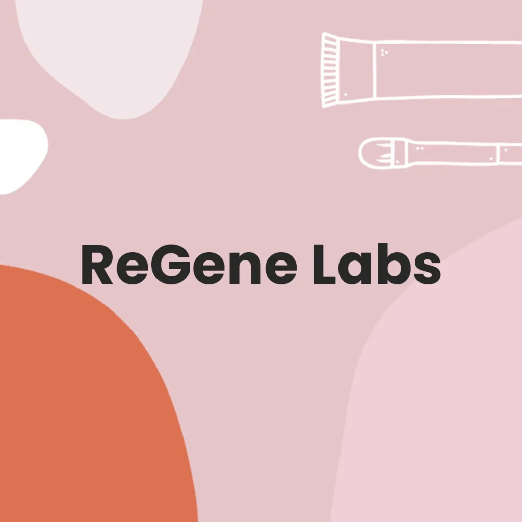 ReGene Labs testa en animales?