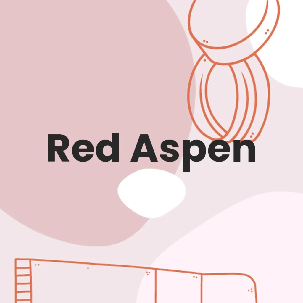 Red Aspen testa en animales?