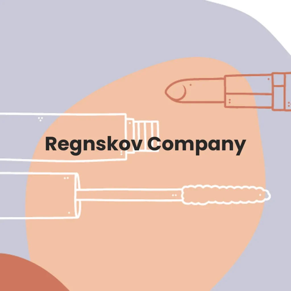 Regnskov Company testa en animales?