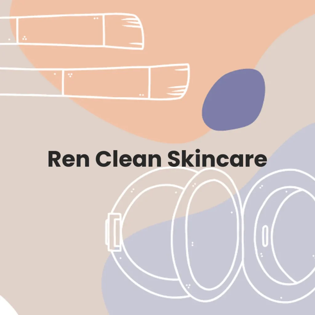 Ren Clean Skincare testa en animales?
