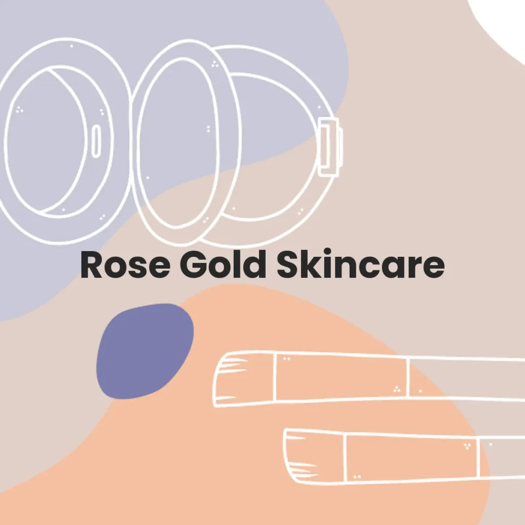 Rose Gold Skincare testa en animales?