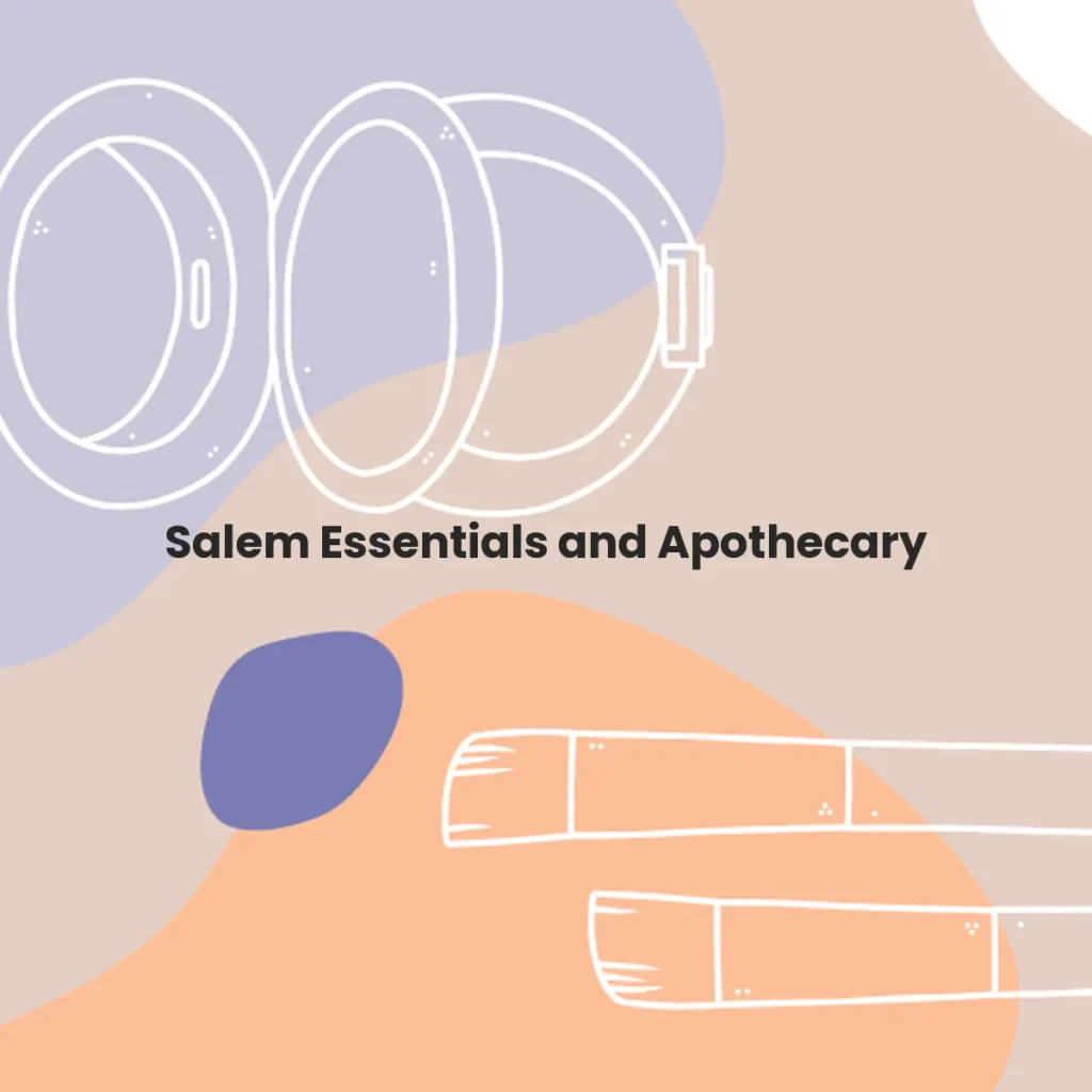Salem Essentials and Apothecary testa en animales?
