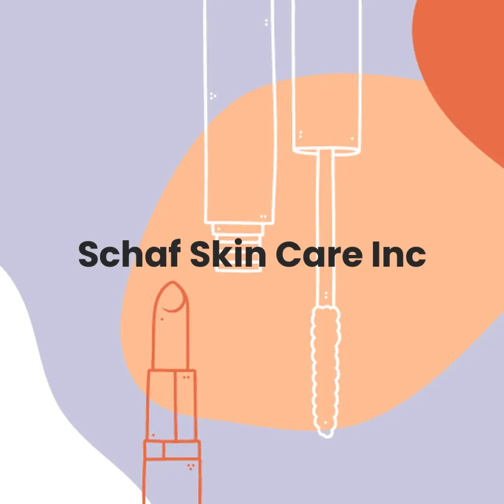Schaf Skin Care Inc testa en animales?