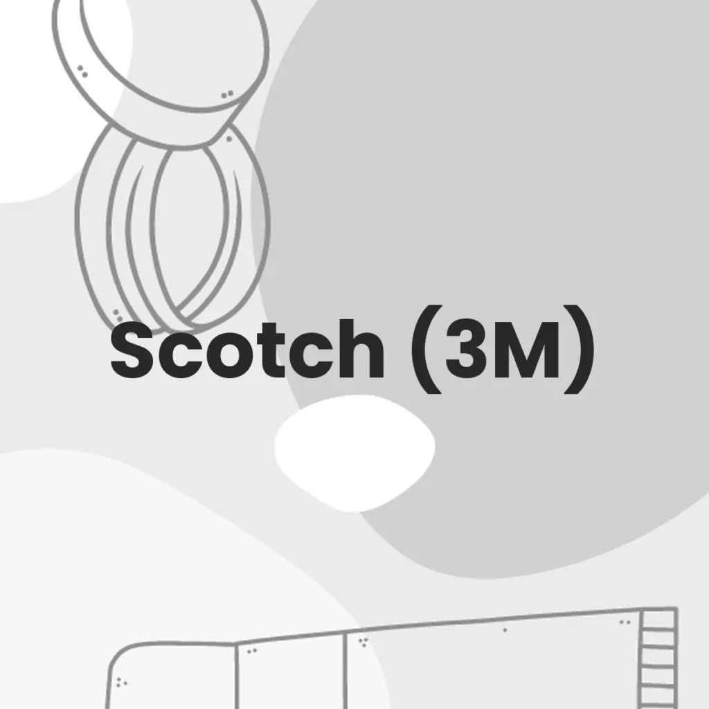 Scotch (3M) testa en animales?