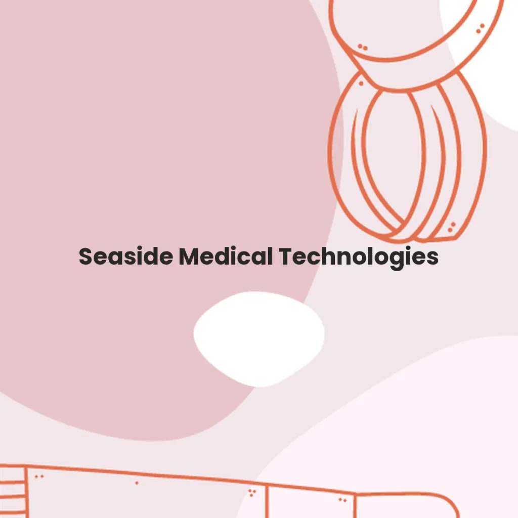 Seaside Medical Technologies testa en animales?