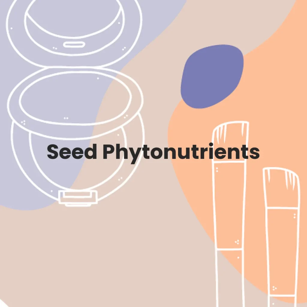 Seed Phytonutrients testa en animales?