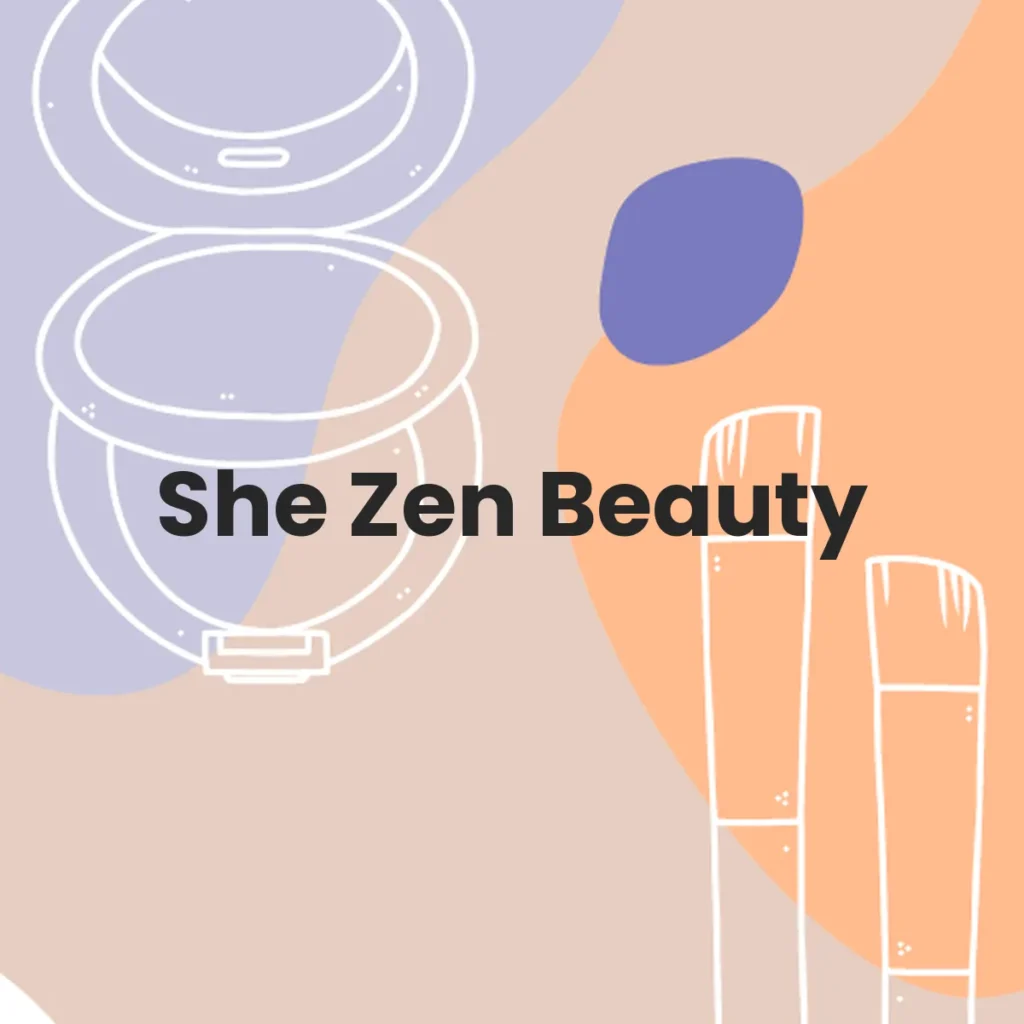She Zen Beauty testa en animales?