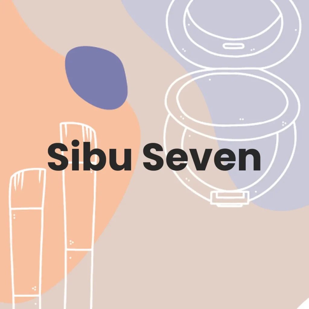Sibu Seven testa en animales?