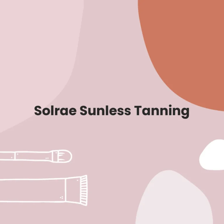 Solrae Sunless Tanning
