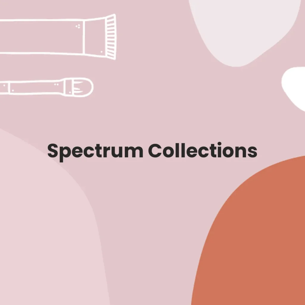 Spectrum Collections testa en animales?