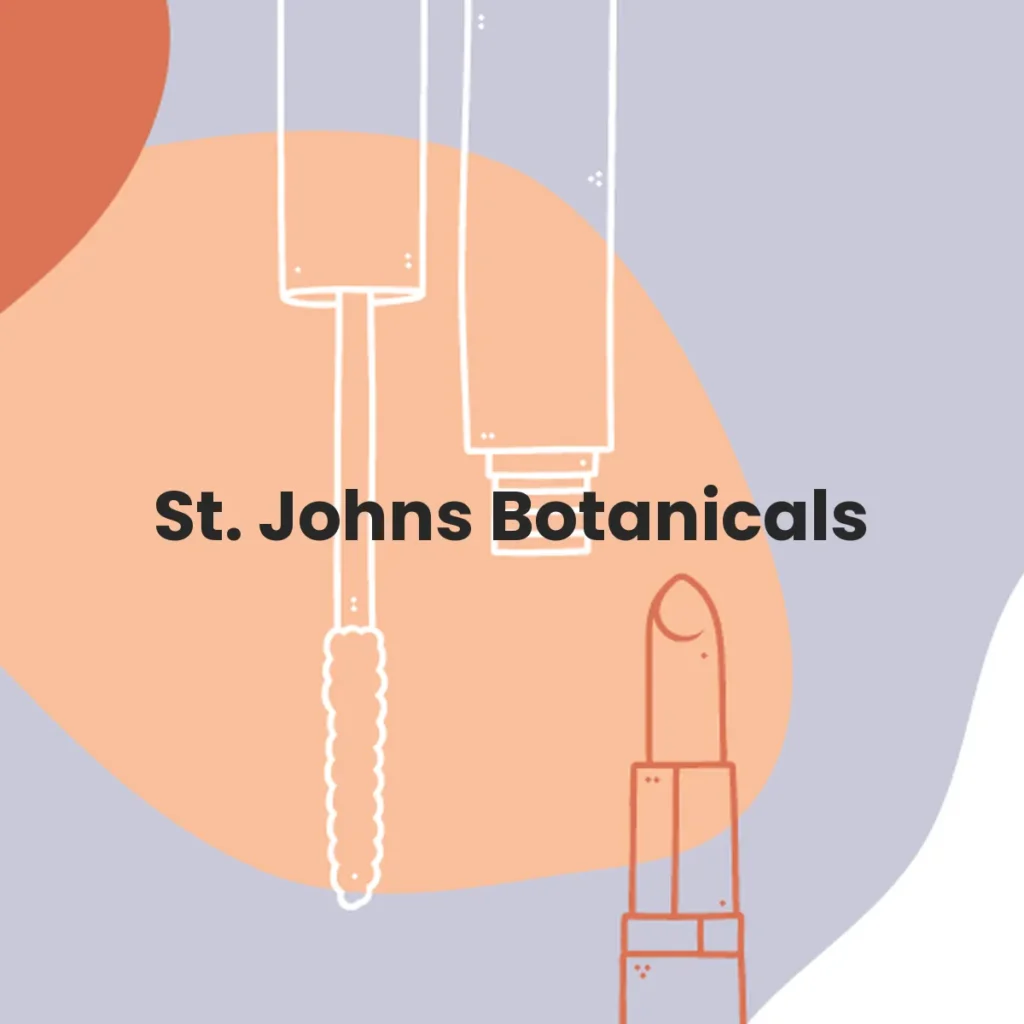 St. Johns Botanicals testa en animales?