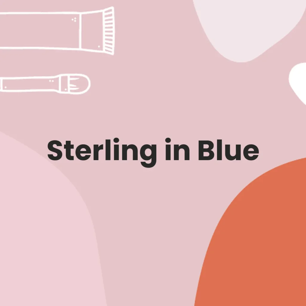Sterling in Blue testa en animales?