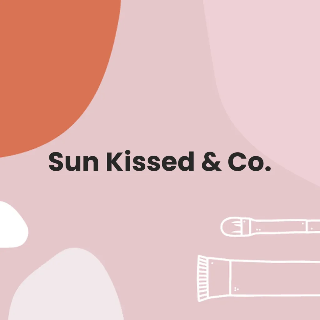 Sun Kissed & Co. testa en animales?