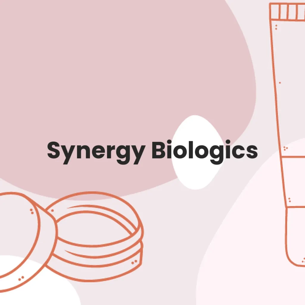 Synergy Biologics testa en animales?