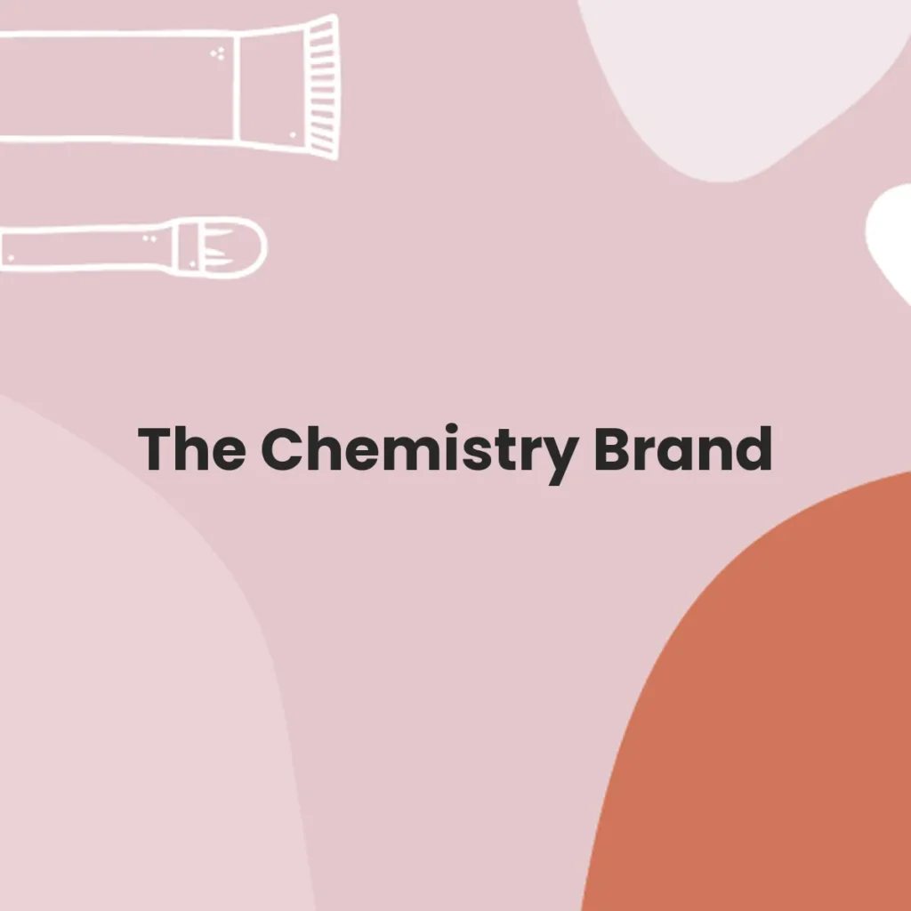 The Chemistry Brand testa en animales?
