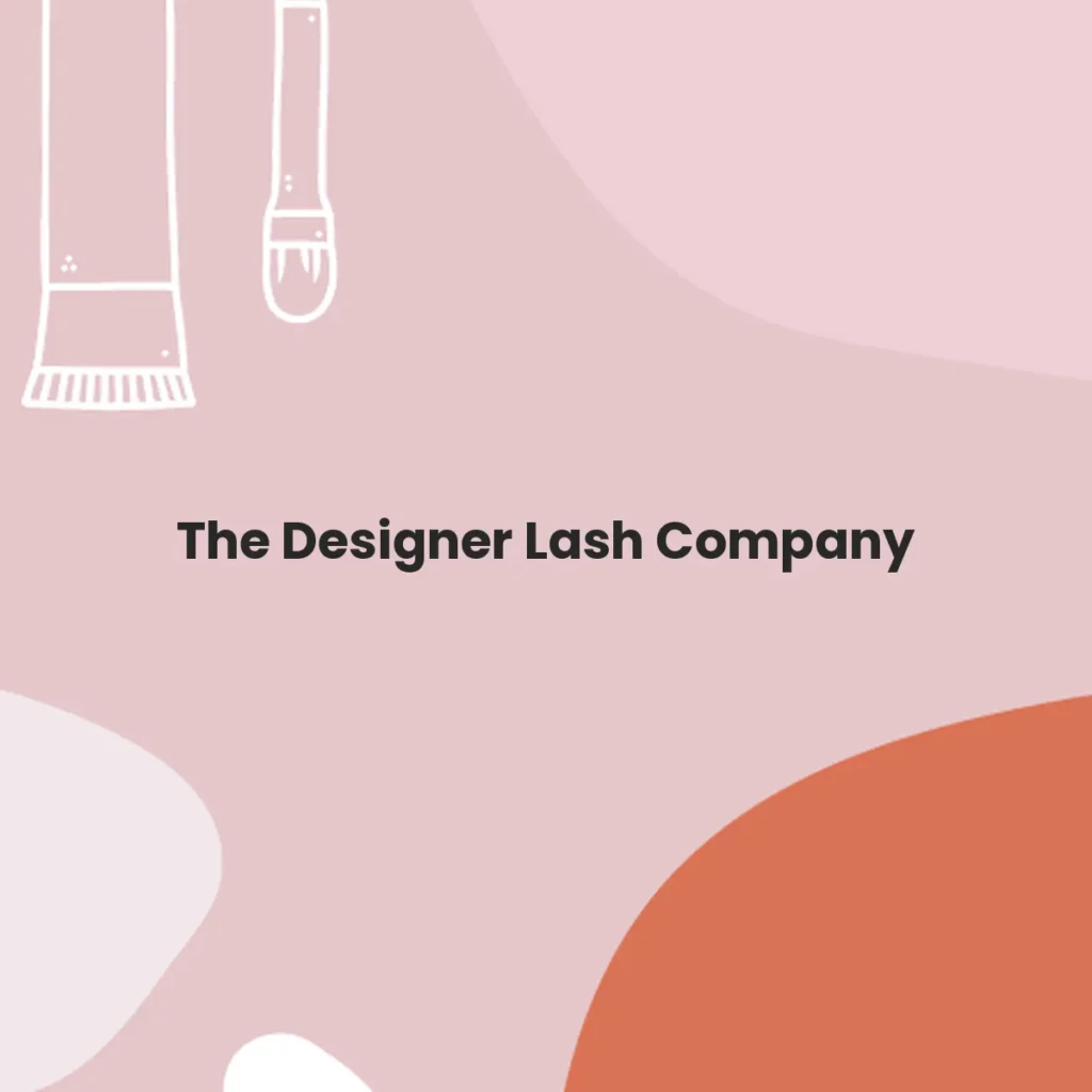 The Designer Lash Company testa en animales?