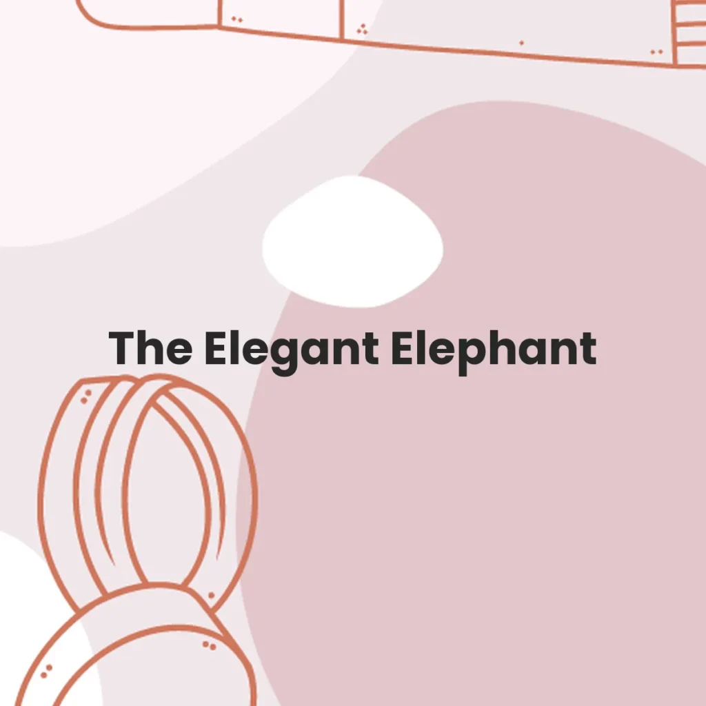 The Elegant Elephant testa en animales?