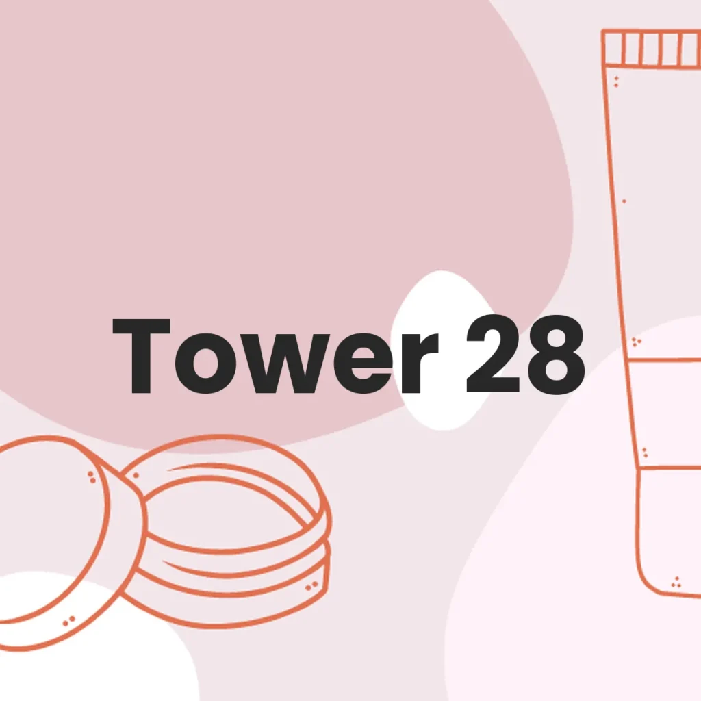 Tower 28 testa en animales?