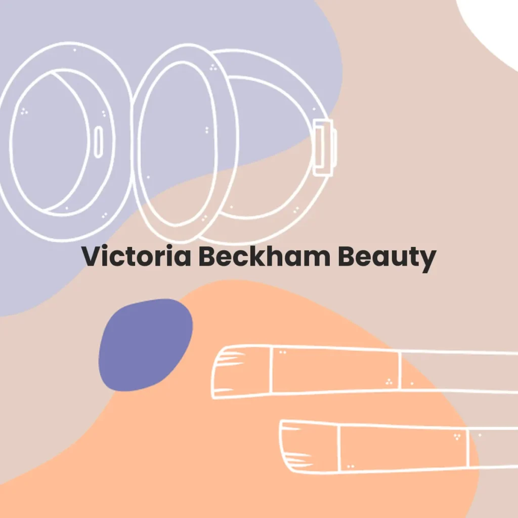 Victoria Beckham Beauty testa en animales?