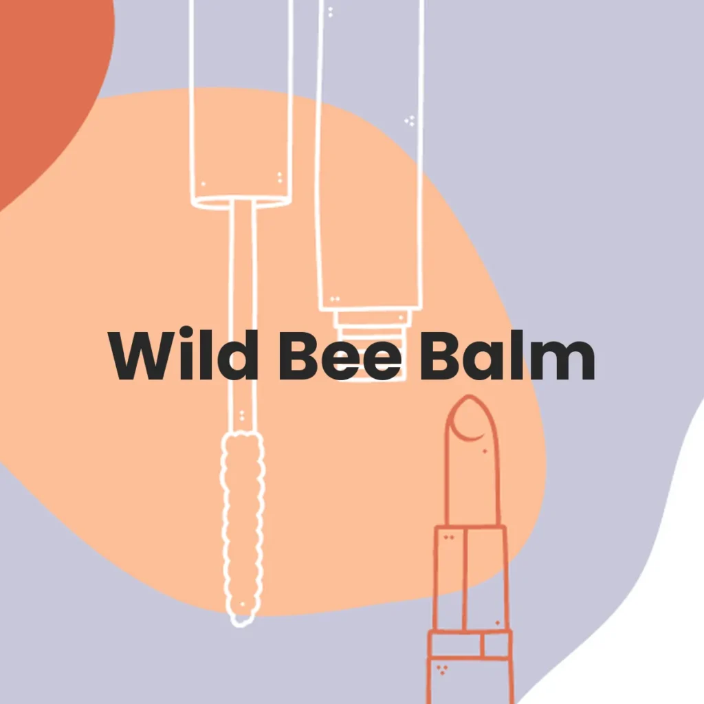 Wild Bee Balm testa en animales?