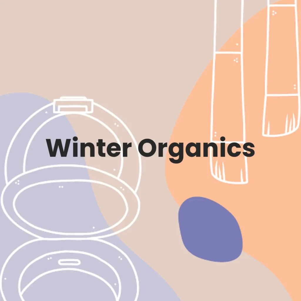 Winter Organics testa en animales?