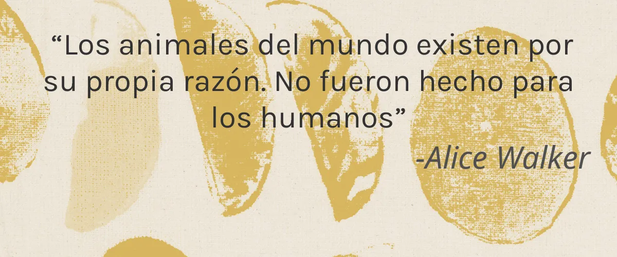 Cruelty Free Akhal Beauty cita-Alice Walker