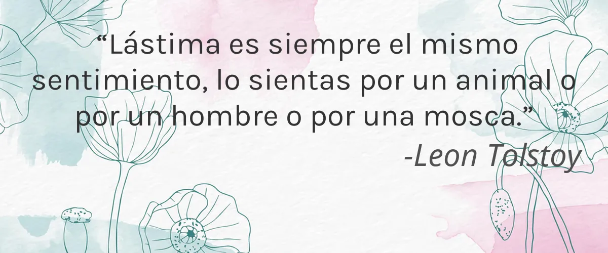 Cruelty Free ALLOYANatural cita-Leon Tolstoy