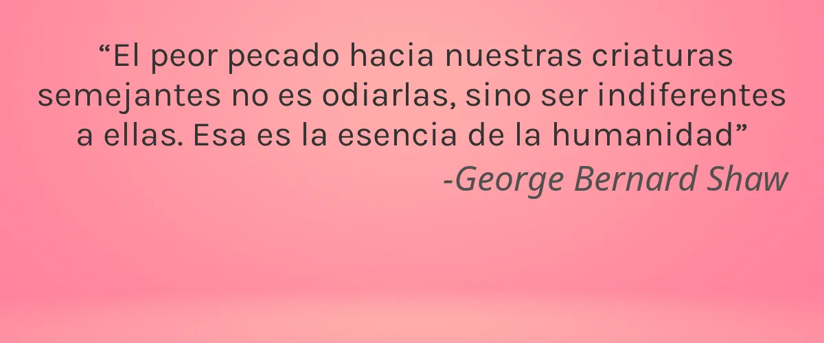 Bombom 4 Cruelty Free Bombom cita-George Bernard Shaw