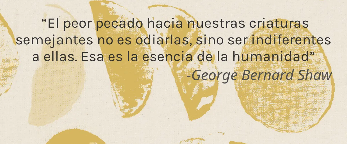 Fudge 4 Cruelty Free Fudge cita-George Bernard Shaw