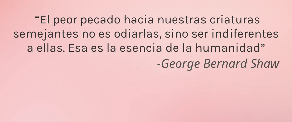 HC Care 4 Cruelty Free HC Care cita-George Bernard Shaw