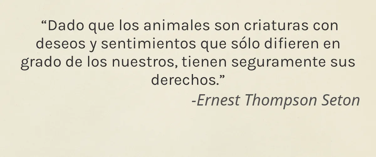 Idee Pure 4 Cruelty Free Idee Pure cita-Ernest Thompson Seton