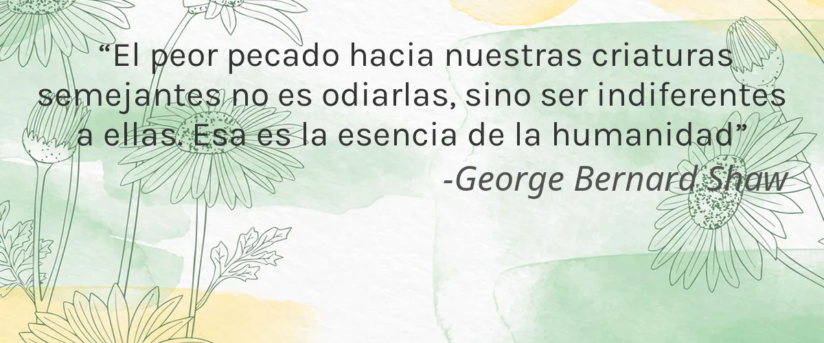 L.O.V. 4 Cruelty Free L.O.V. cita-George Bernard Shaw
