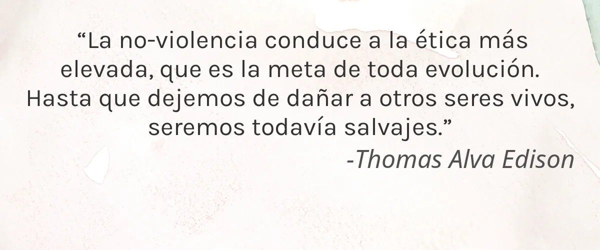 Cruelty Free Oral Fitness cita-Thomas Alva Edison