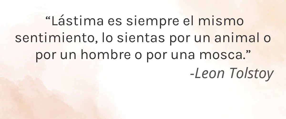 Rain Lillie 4 Cruelty Free Rain Lillie cita-Leon Tolstoy