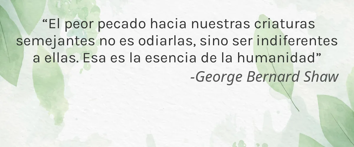 San Benita 4 Cruelty Free San Benita cita-George Bernard Shaw