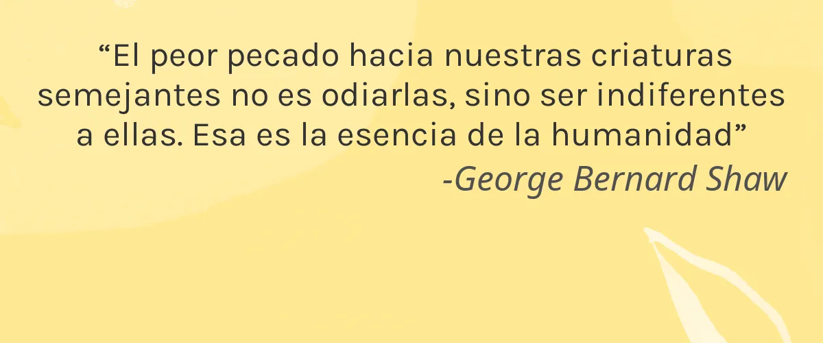 Terra-No 4 Cruelty Free Terra-No cita-George Bernard Shaw