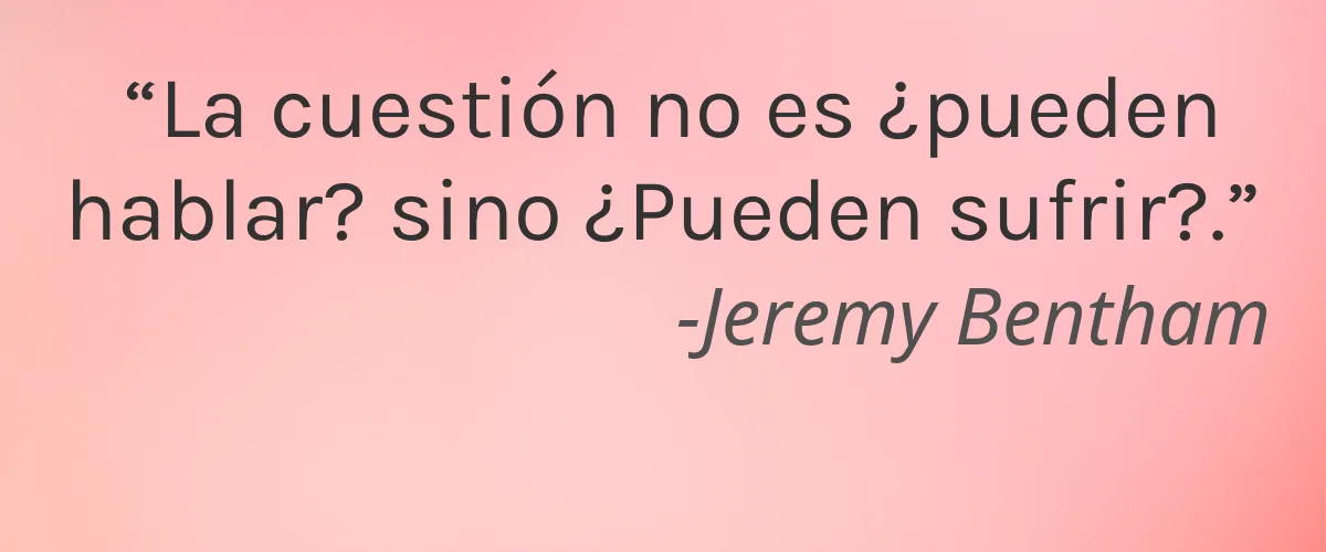 Cruelty Free Zevlin cita-Jeremy Bentham