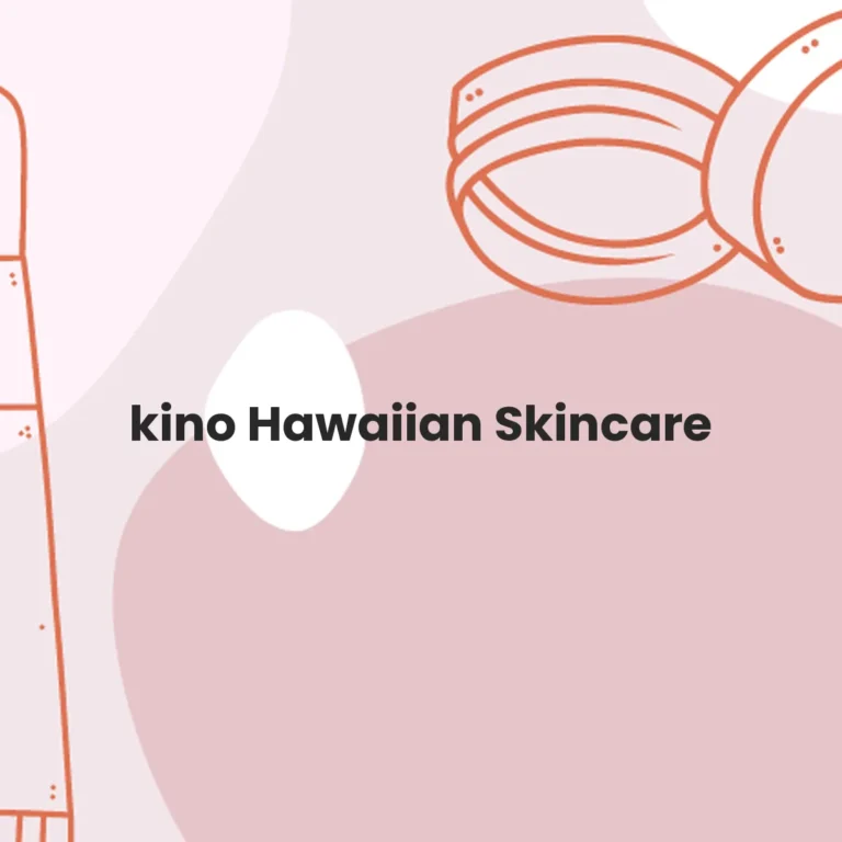 kino Hawaiian Skincare